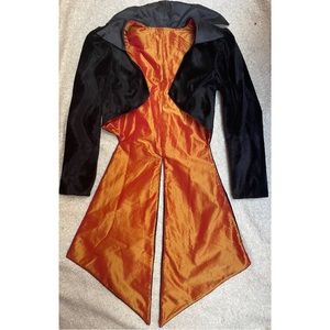 Ringmaster-Circus, Steampunk. One of a kind! Handmade faux fur lined jacket.